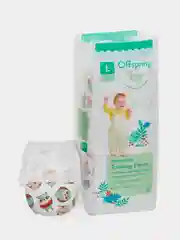 Трусики-подгузники Offspring, расцветка "Совы", L, 9-14 кг, 36 штук