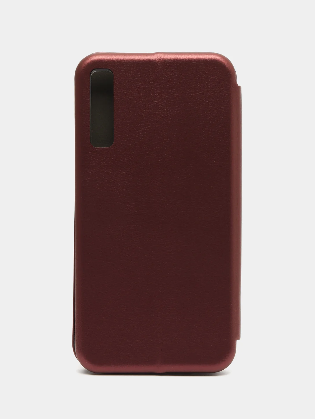 Багровый чехол-книжка для Samsung Galaxy A7 2018 (Самсунг Галакси А7 2018)