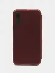Багровый чехол-книжка для Samsung Galaxy A7 2018 (Самсунг Галакси А7 2018)