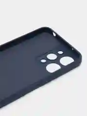 Синий чехол для Xiaomi Redmi 12, Redmi 12C, редми 12 с защитой камеры, с текстильной подложкой