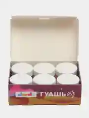 Краски гуашевые 6 цветов, объем баночки 10 мл