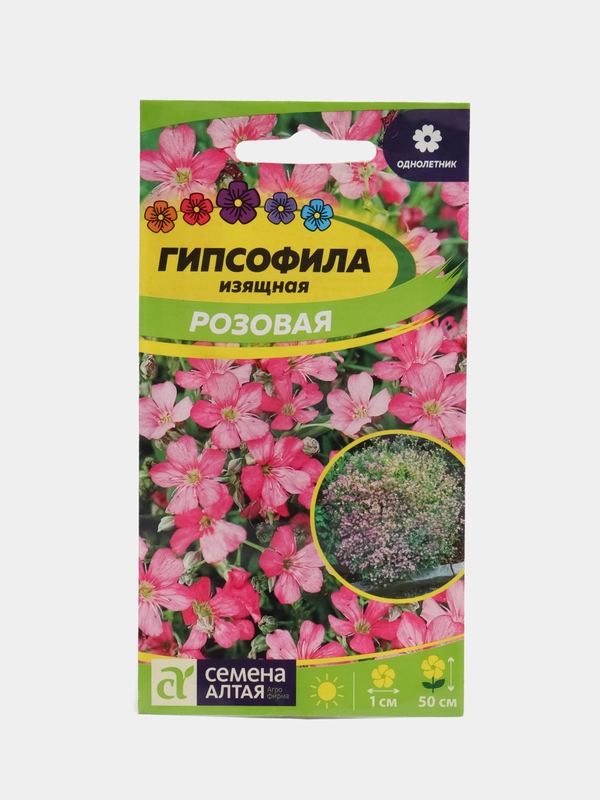 Гипсофила Изящная Розовая, семена, цветы