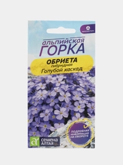 Обриета Голубой каскад, семена, цветы