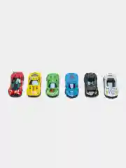 Салатовый автовоз Динозавр игровой набор с металлическими машинками
