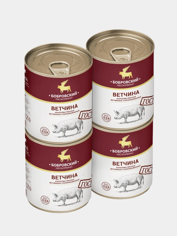 Ветчина Бобровский, 338 грамм