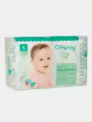Подгузники Offspring, расцветка "Динозавры", S, 3-6 кг, 48 штук