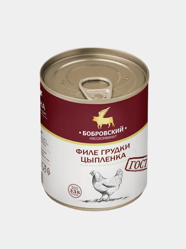 Филе грудки цыпленка Бобровский, 338 грамм