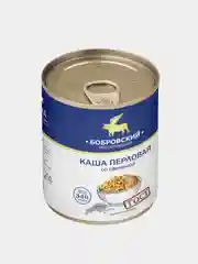 Каша перловая со свининой Бобровский, 340 грамм