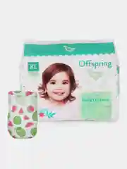 Подгузники Offspring, расцветка "Арбузы", XL, 12+ кг, 30 штук