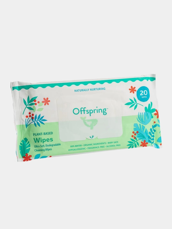 Биоразлагаемые влажные салфетки Offspring, 20 штук