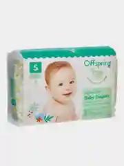 Подгузники Offspring, расцветка "Лимоны", S, 3-6 кг, 48 штук