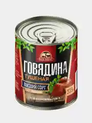 Говядина тушеная высший сорт RUS MEAT, 338 гр