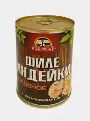 Филе индейки тушеное RUS MEAT, 338 грамм