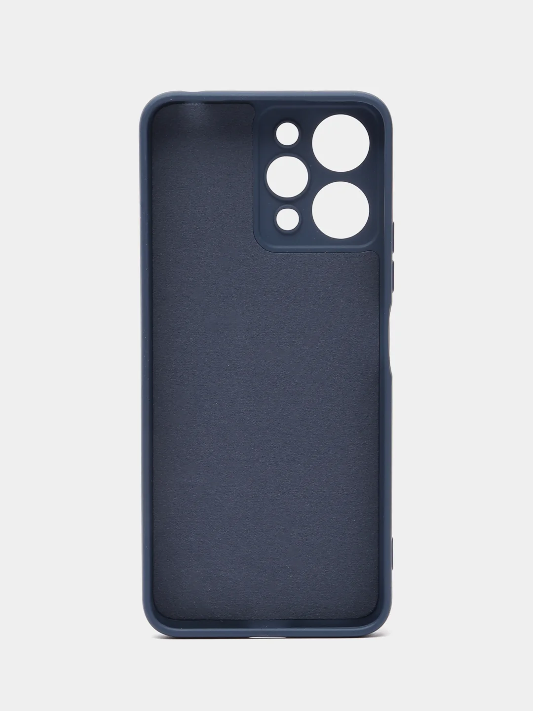 Синий чехол для Xiaomi Redmi 12, Redmi 12C, редми 12 с защитой камеры, с текстильной подложкой
