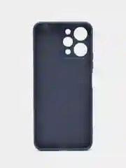 Синий чехол для Xiaomi Redmi 12, Redmi 12C, редми 12 с защитой камеры, с текстильной подложкой