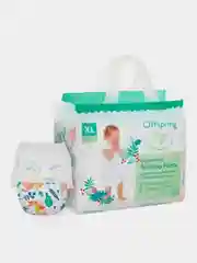 Трусики-подгузники Offspring, расцветка "Джунгли", XL, 12-20 кг, 30 штук