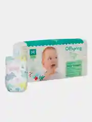 Подгузники Offspring, расцветка "Динозавры", M, 6-10 кг, 42 штук