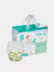 Трусики-подгузники Offspring, расцветка "Авокадо", XL, 12-20 кг, 30 штук