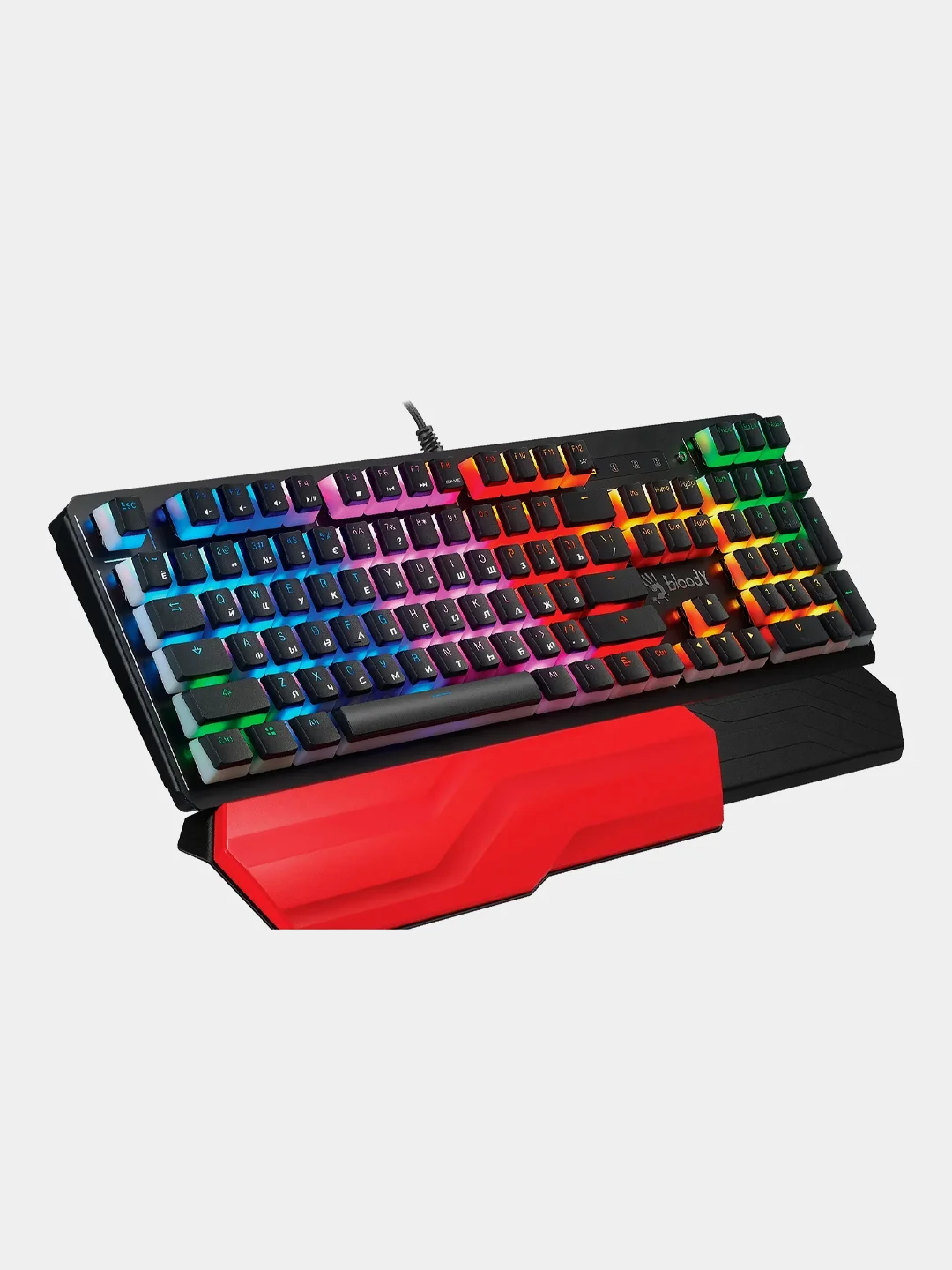 Черный механическая клавиатура A4Tech Bloody B975P с RGB-подсветкой