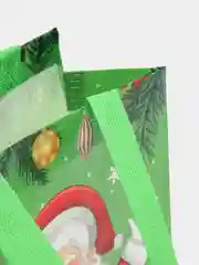 Зеленый подарочный пакет Новогодний, Рождественская крафт коробка для упаковки новогоднего подарка