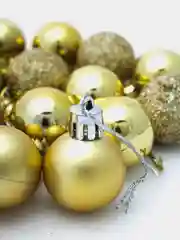 Елочные игрушки, диаметр 3 см, 24 штуки