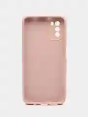 Бежевый чехол для Xiaomi Poco M3 с текстилем внутри, Поко М3