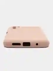 Бежевый чехол для Xiaomi Poco M3 с текстилем внутри, Поко М3