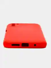Красный чехол для Xiaomi Poco M3 с текстилем внутри, Поко М3