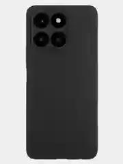 Черный чехол для Honor X6a матовый, прозрачный Broscorp, силиконовый, с защитой камер