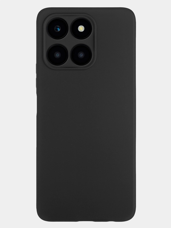 Чехол для Honor X6a матовый, прозрачный Broscorp, силиконовый, с защитой камер