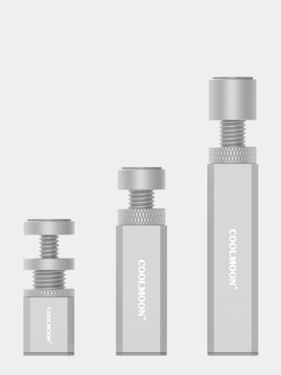 Черный держатель для видеокарты CoolMoon / кронштейн видеокарты 50-120 мм, чёрный, серебряный