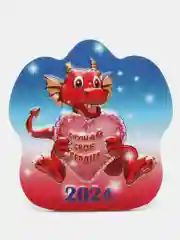 Магнит новогодний с драконом, символ года 2024