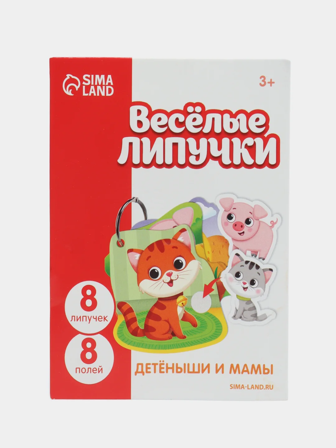 Голубой игра развивающая "Веселые липучки", на память и логику