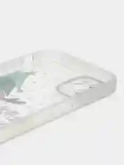 Белый чехол для iPhone 11, 12, 13, 14, 15, Pro Max, Plus, с новогодним принтом, прозрачный