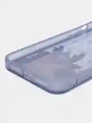 Голубой чехол для iPhone 11, 12, 13, 14, 15, Pro Max, Plus, с новогодним принтом, прозрачный