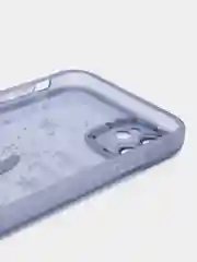 Голубой чехол для iPhone 11, 12, 13, 14, 15, Pro Max, Plus, с новогодним принтом, прозрачный