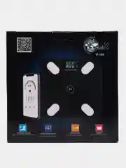 Белый умные весы напольные, электронные, диагностические, Bluetooth