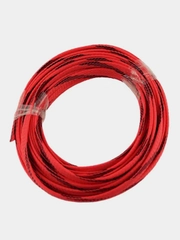 Высококачественная оплетка УРАЛ WP-DBRCA RED, змеиная кожа, 8Ga, 10 м