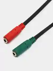 Разветвитель AUX 1F х 2M, плоский