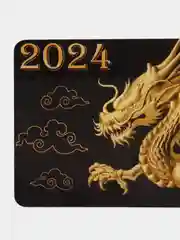 Золотой календари карманные "Дракон 2024", набор 10 штук
