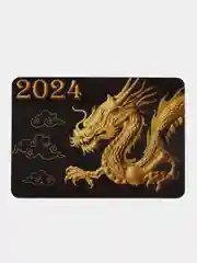 Золотой календари карманные "Дракон 2024", набор 10 штук