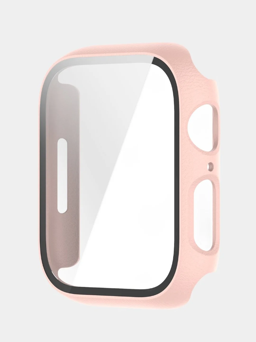 Конфетный бампер с защитным стеклом для Apple Watch 41 45 мм 7 series чехол