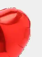 Красный фольгированный воздушный шар в форме сердца, 45 см, 2 шт