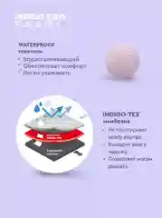 Фиолетовый ботинки детские INDIGO KIDS зимние с шерстяной подкладкой и мембраной
