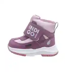 Фиолетовый ботинки детские INDIGO KIDS зимние с шерстяной подкладкой и мембраной