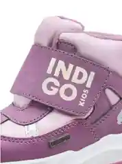 Фиолетовый ботинки детские INDIGO KIDS зимние с шерстяной подкладкой и мембраной