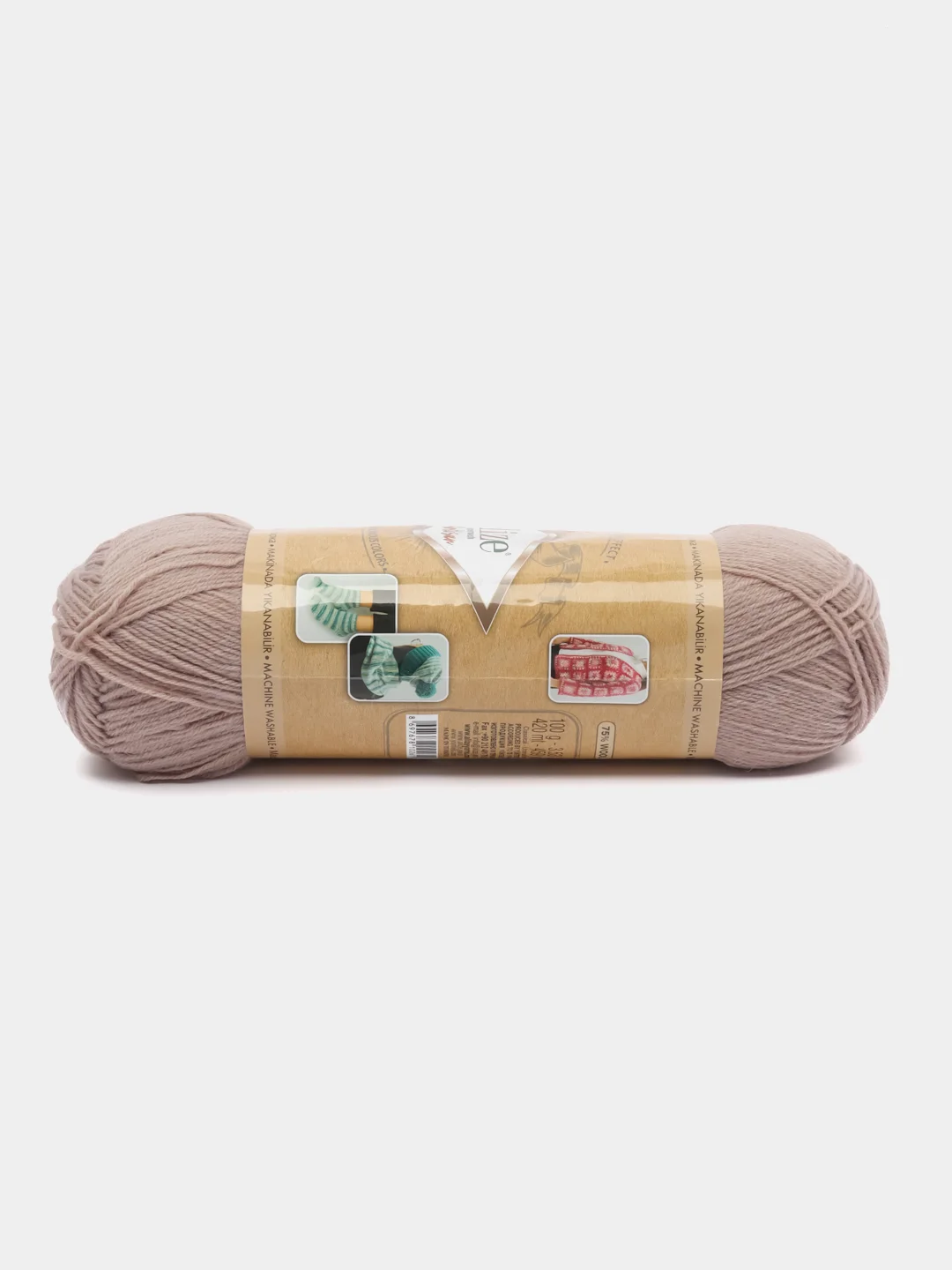 Бежевый пряжа Носочная Alize Superwash Artisan 75% шерсть, 25% полиамид, 100 г, 420 м