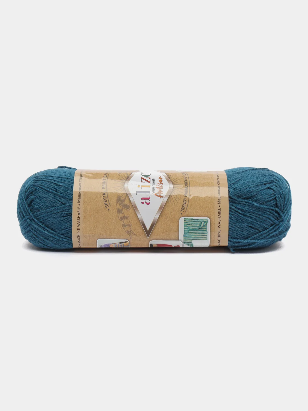 Морской пряжа Носочная Alize Superwash Artisan 75% шерсть, 25% полиамид, 100 г, 420 м