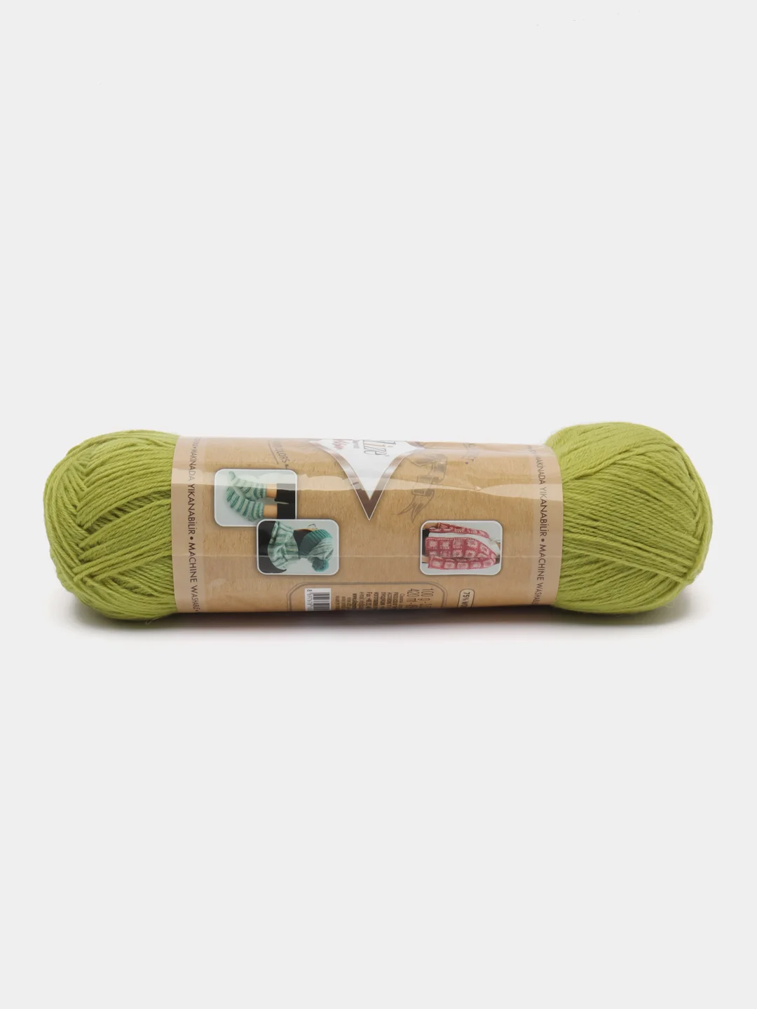 Оливковый пряжа Носочная Alize Superwash Artisan 75% шерсть, 25% полиамид, 100 г, 420 м