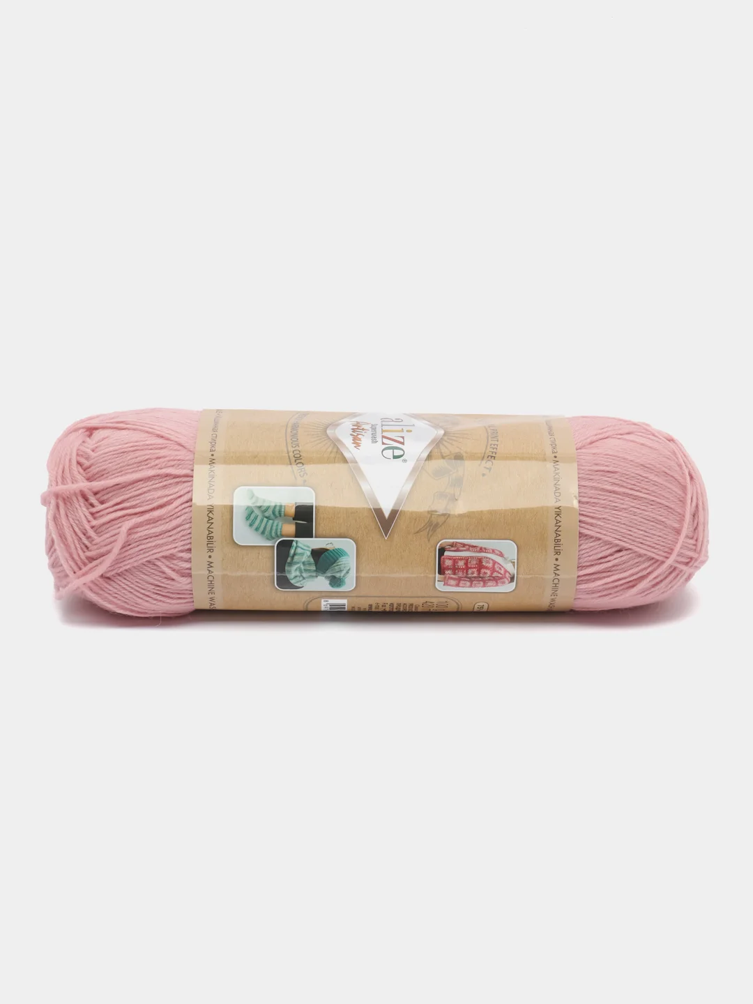 Пудровый пряжа Носочная Alize Superwash Artisan 75% шерсть, 25% полиамид, 100 г, 420 м